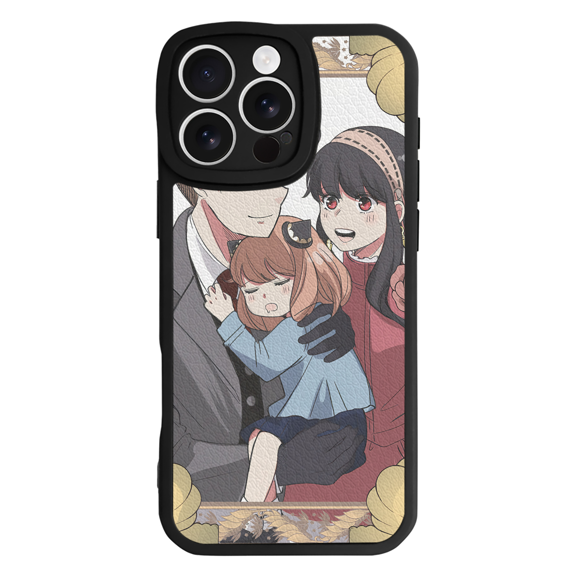 （画像用） SPY×FAMILY间谍家家酒 【iPhone 16シリーズ対応】シリコンスマホケース（レザー調） 材質：シリコン